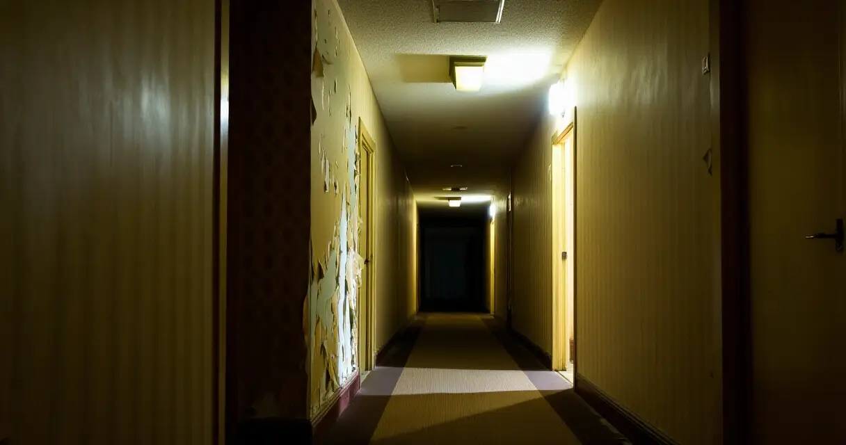 Pime&auml; hyl&auml;tty hotellik&auml;yt&auml;v&auml; &ndash; kauhuelokuvan liminaalisen tilan visuaalinen esimerkki